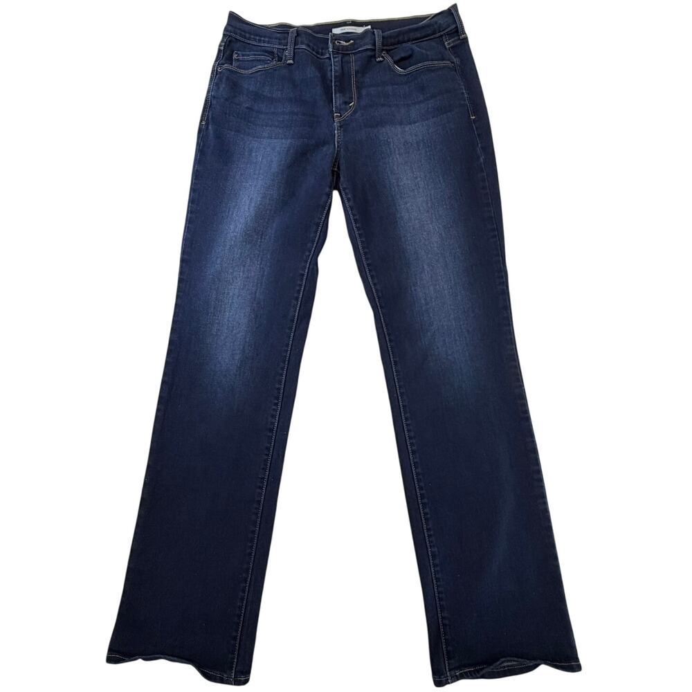 Levi's Women’s 505 Straight Dark Wash‎ Blue Denim Jeans 30x32